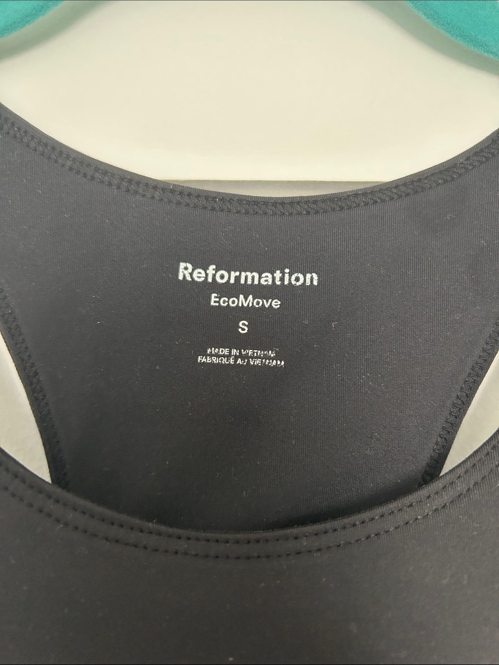 Reformation Black Racerback Tank - Picture 2 of 3